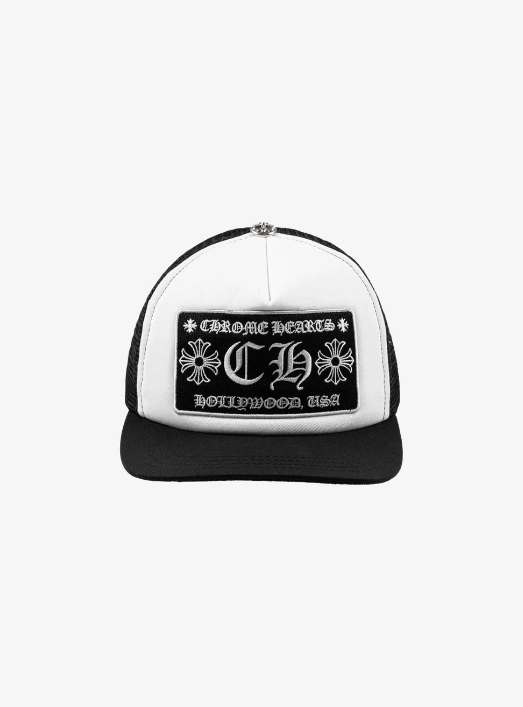 CHROME HEARTS HAT BLACK AND WHITE SIMPLE