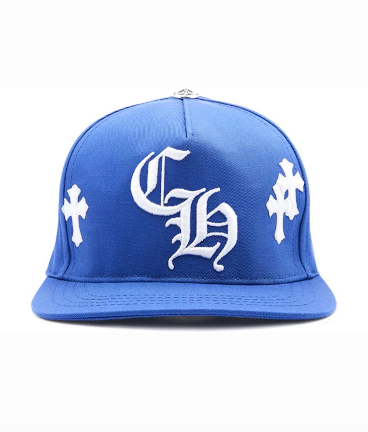 CHROME HEARTS HAT CROSSES BLUE