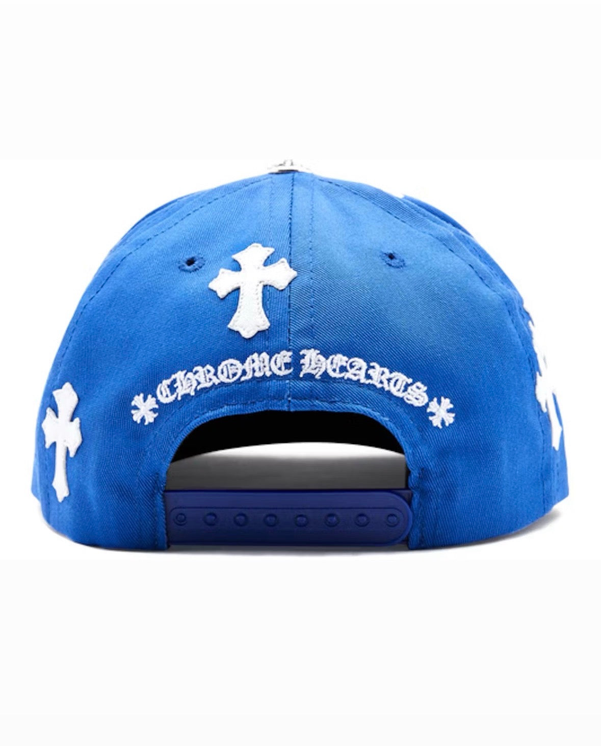 CHROME HEARTS HAT CROSSES BLUE
